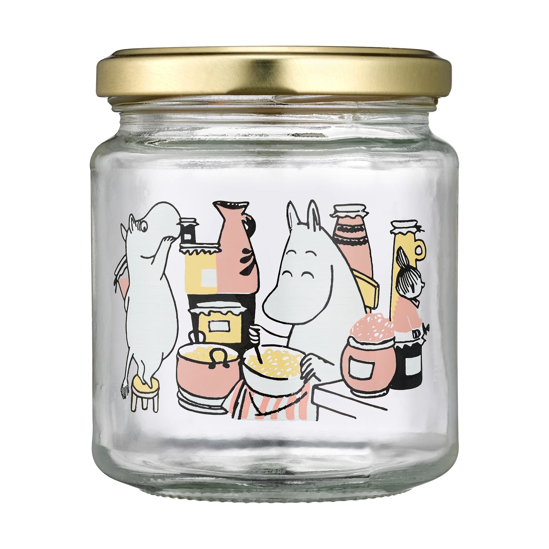 Moomin glazen pot 30 cl, Jam Muurla