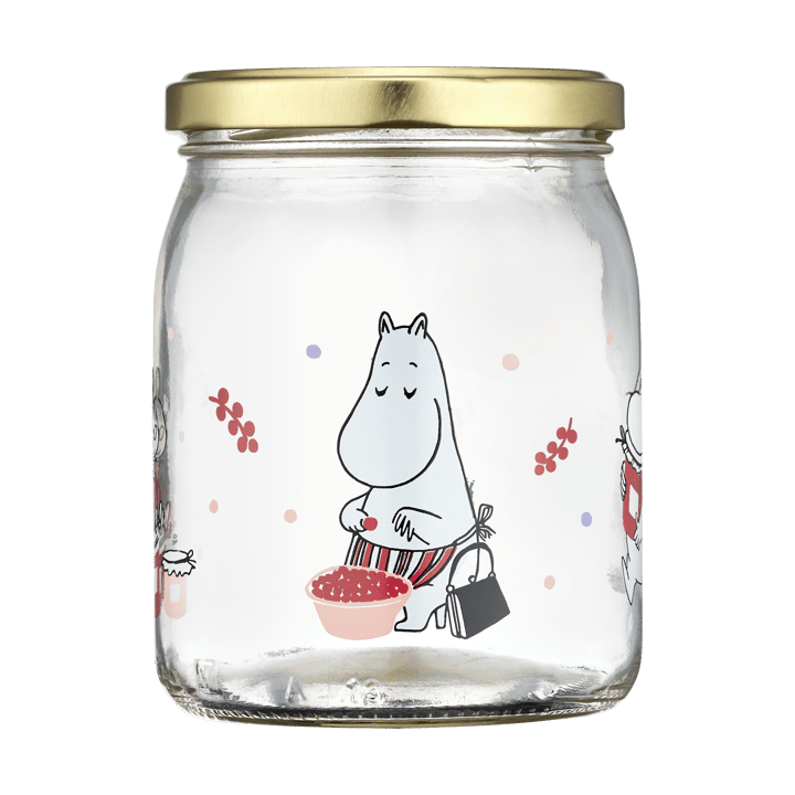 Moomin glazen pot 50 cm - Berries - Muurla