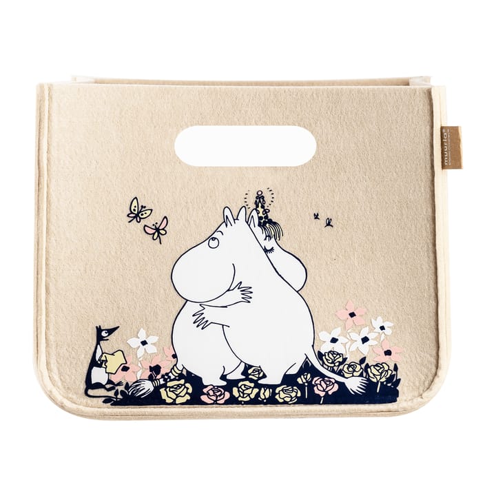 Moomin Hug opbergmand 26x26 cm - Beige - Muurla