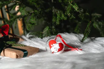 Moomin kerstbal Ø7 cm - Heart - Muurla