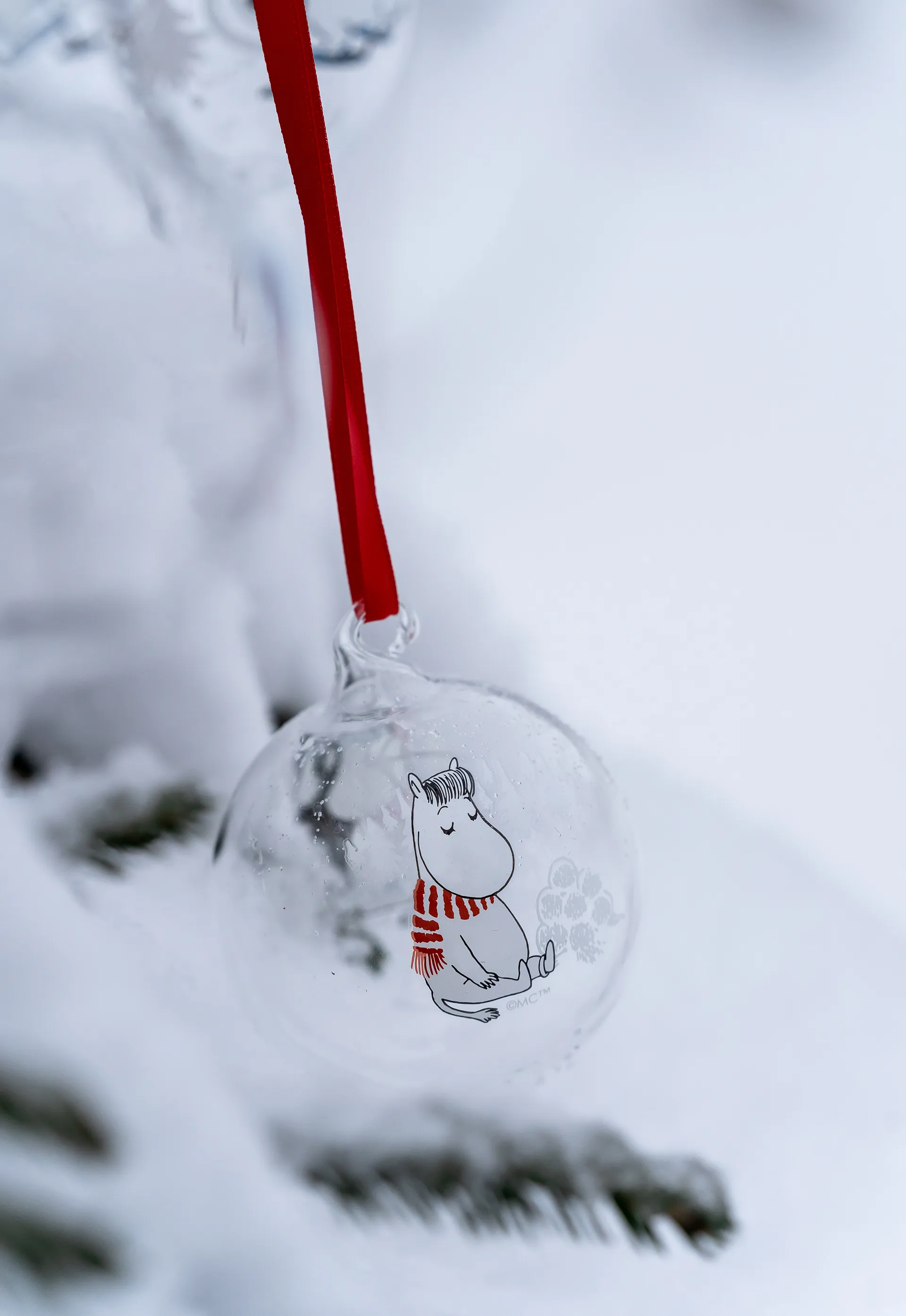 Moomin kerstbal Ø7 cm, Snorkmaiden Muurla