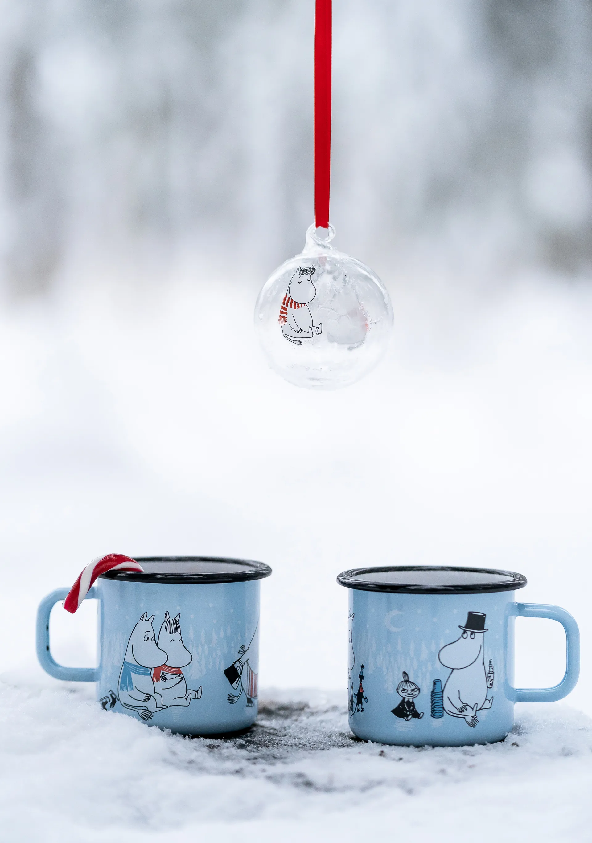 Moomin kerstbal Ø7 cm, Snorkmaiden Muurla