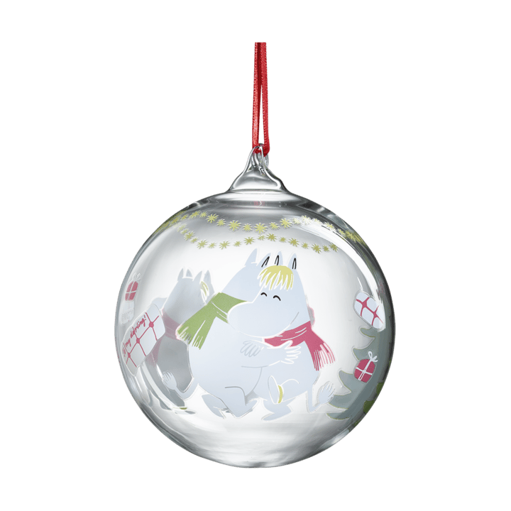 Moomin kerstbal Ø9 cm - Happy holidays - Muurla