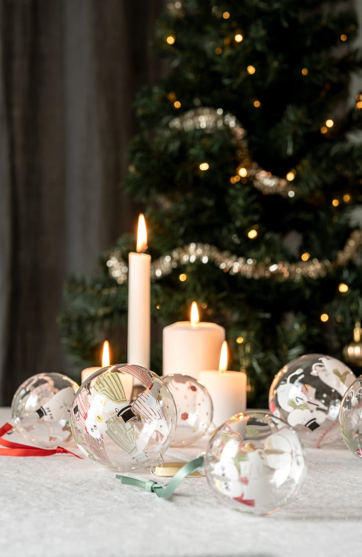 Moomin kerstbal Ø9 cm, Happy holidays Muurla