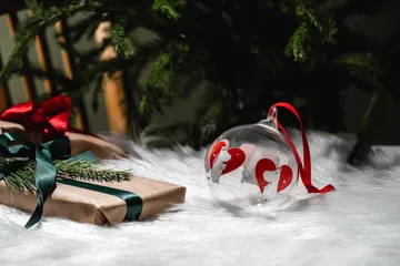 Moomin kerstbal Ø9 cm - Heart - Muurla