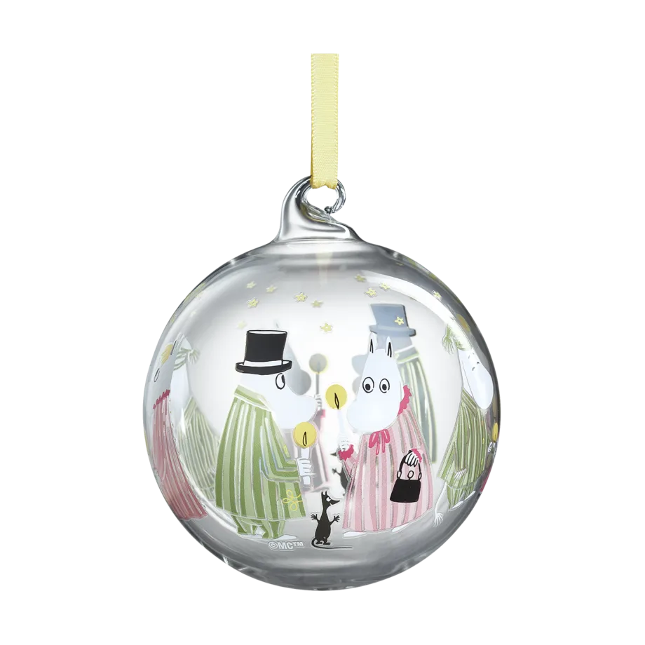 Moomin kerstbal Ø9 cm, Pyjamas Muurla