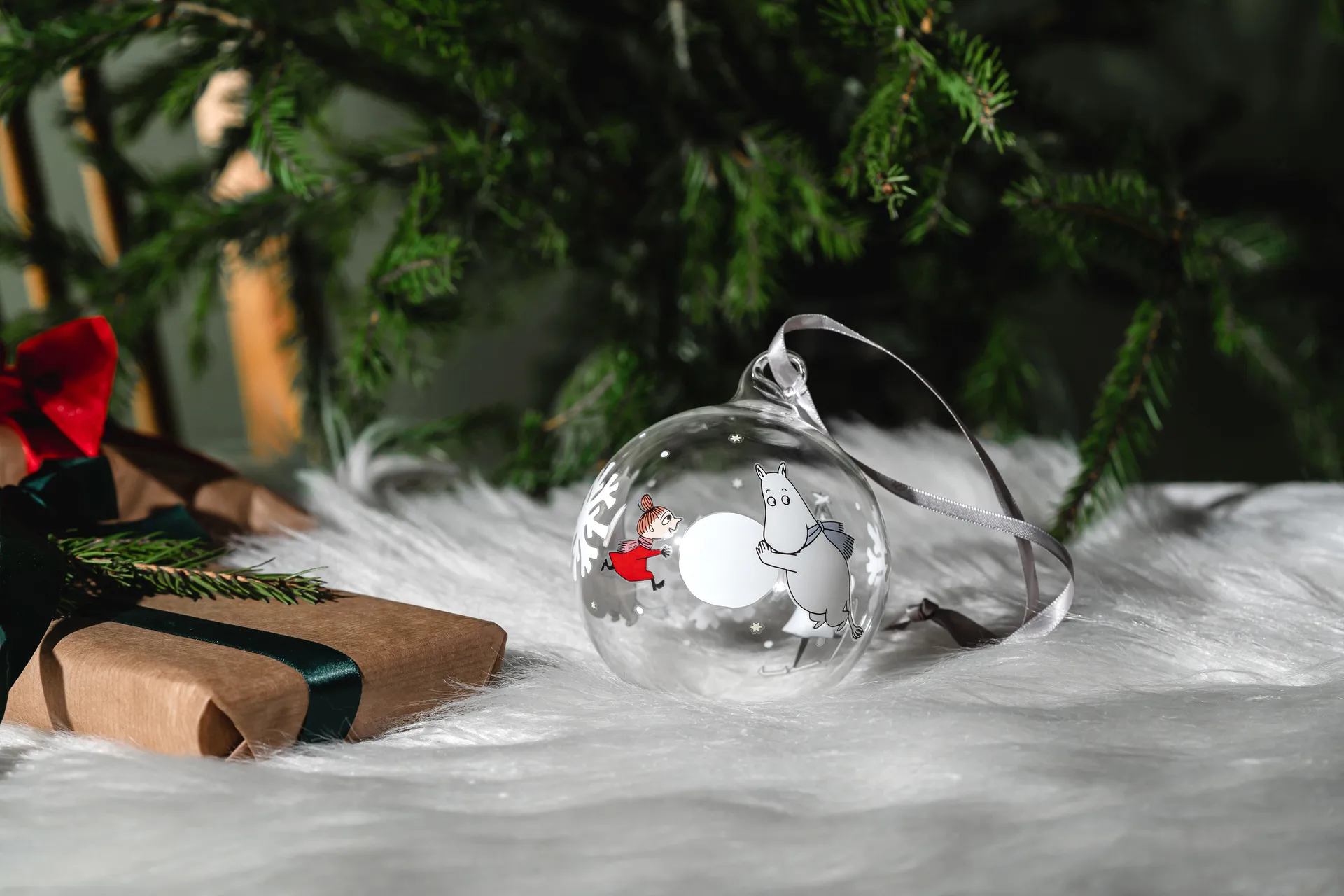 Moomin kerstbal Ø9 cm, Snowflake Muurla