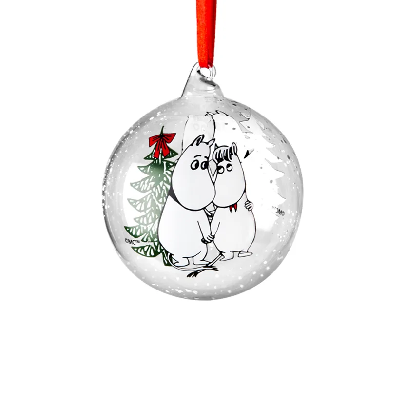 Moomin kerstbal Ø9 cm, Winter magic Muurla