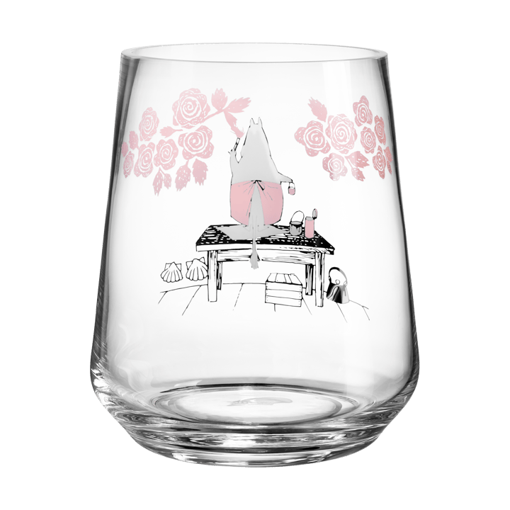 Moomin Originals theelicht/vaas 17,5 cm, Roses Muurla