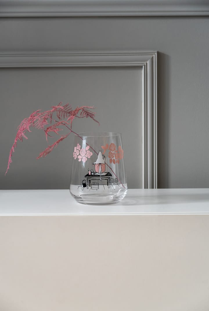 Moomin Originals theelicht/vaas 17,5 cm, Roses Muurla