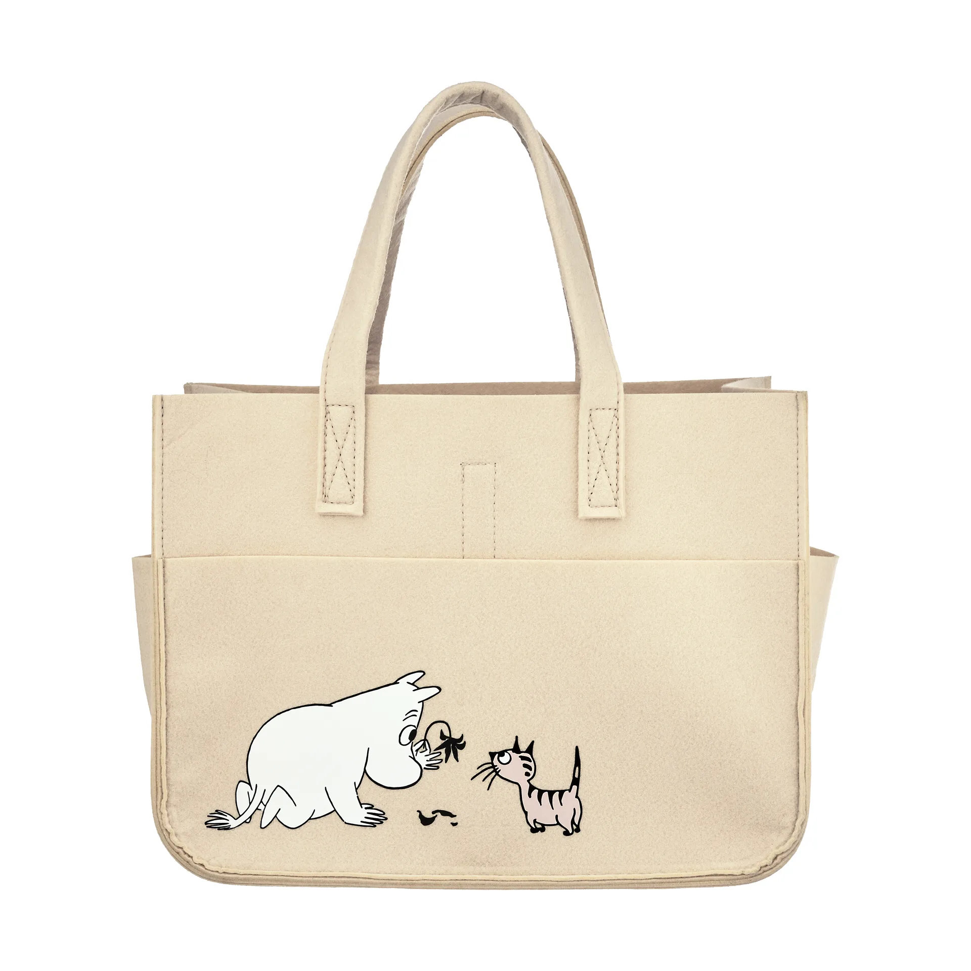 Moomin pets opbergmand 25x40 cm, Beige Muurla