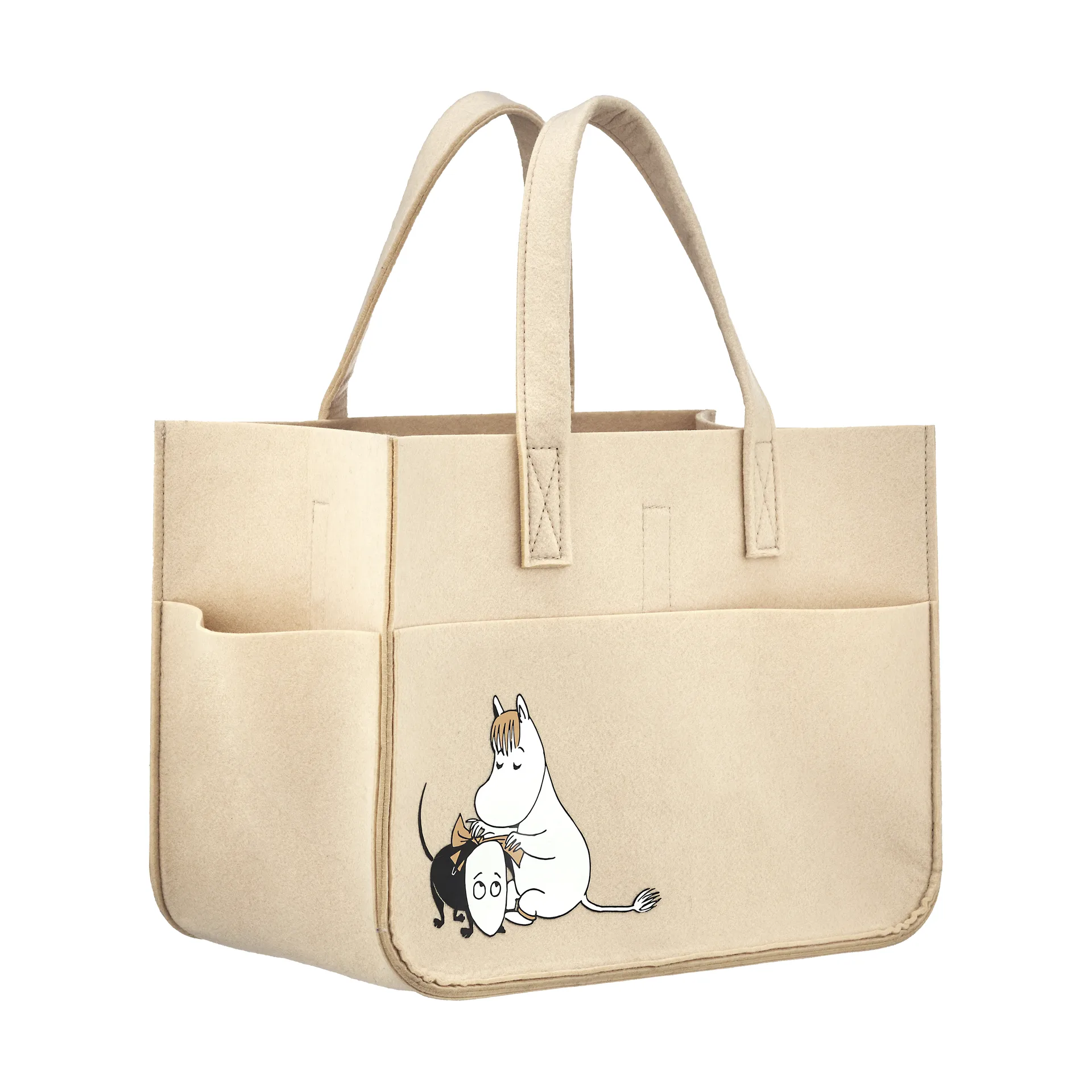 Moomin pets opbergmand 25x40 cm, Beige Muurla