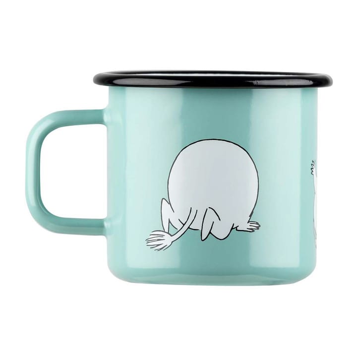 Moomin Retro emaillemok 37 cl, Mint Muurla