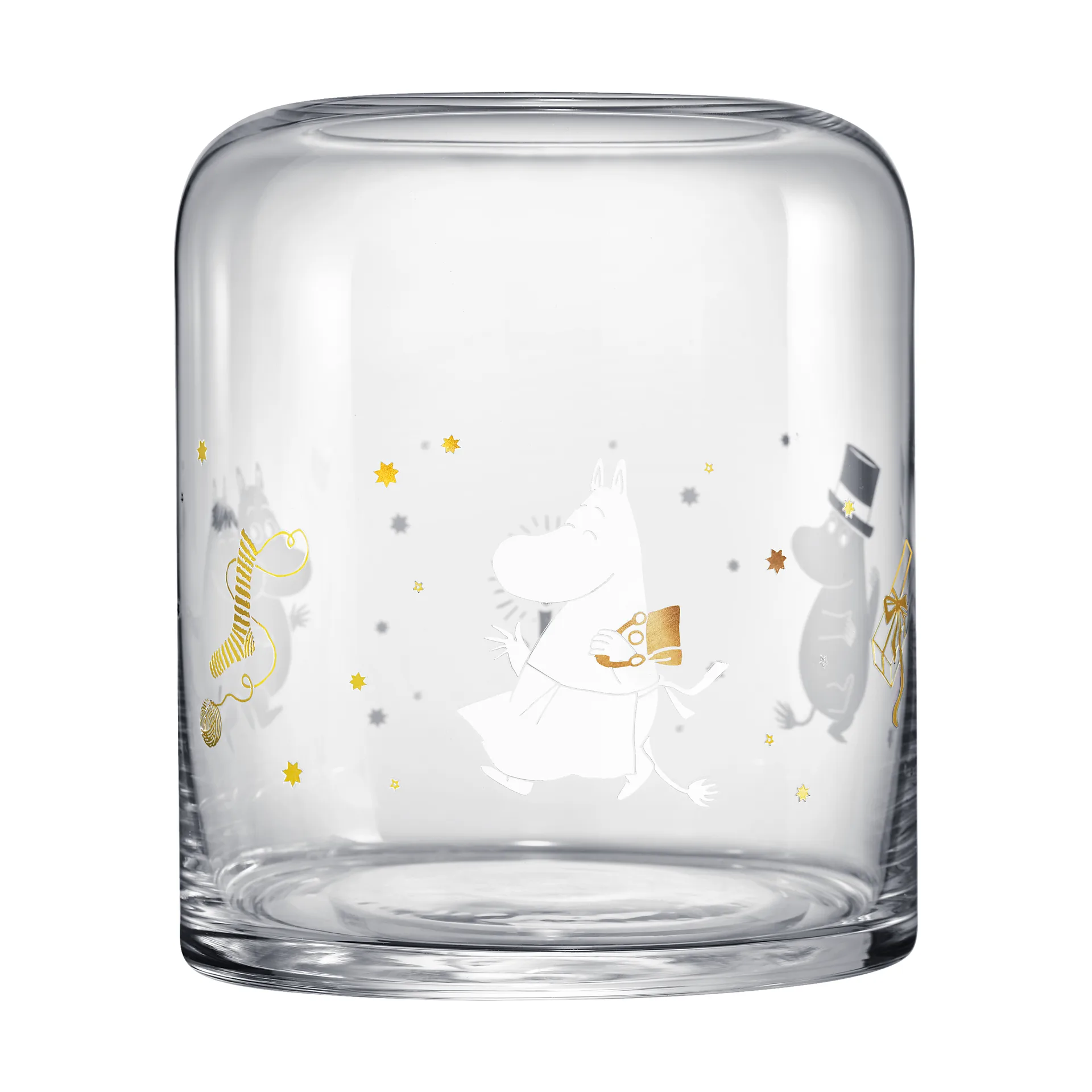 Moomin waxinelichtjeshouder 18 cm, Sparkling stars Muurla