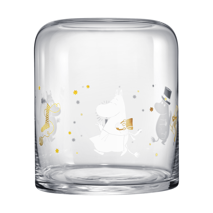Moomin waxinelichtjeshouder 18 cm, Sparkling stars Muurla