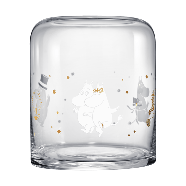 Moomin waxinelichtjeshouder 18 cm, Sparkling stars Muurla