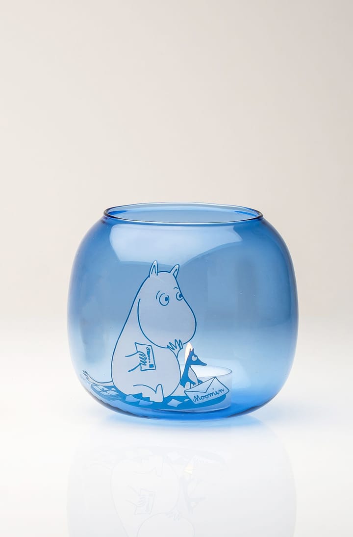 Moomin waxinelichtjeshouder/kom Ø9 cm, Blue Muurla