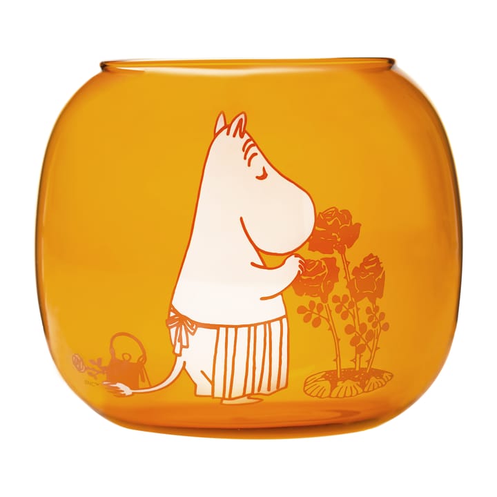 Moominmama waxinelichthouder 9,5 cm - Amber - Muurla