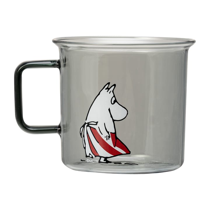 Moominmamma glazen mok 35 cl - Grijs - Muurla