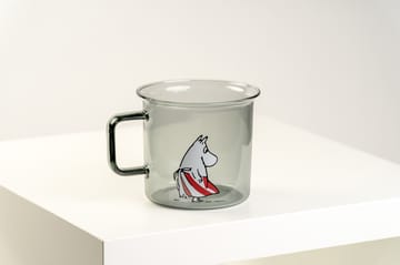 Moominmamma glazen mok 35 cl - Grijs - Muurla