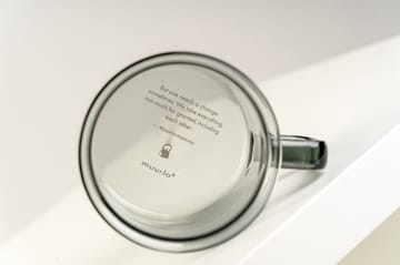 Moominmamma glazen mok 35 cl - Grijs - Muurla