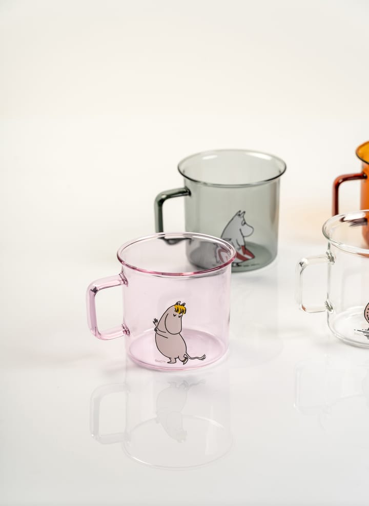 Moominmamma glazen mok 35 cl, Grijs Muurla