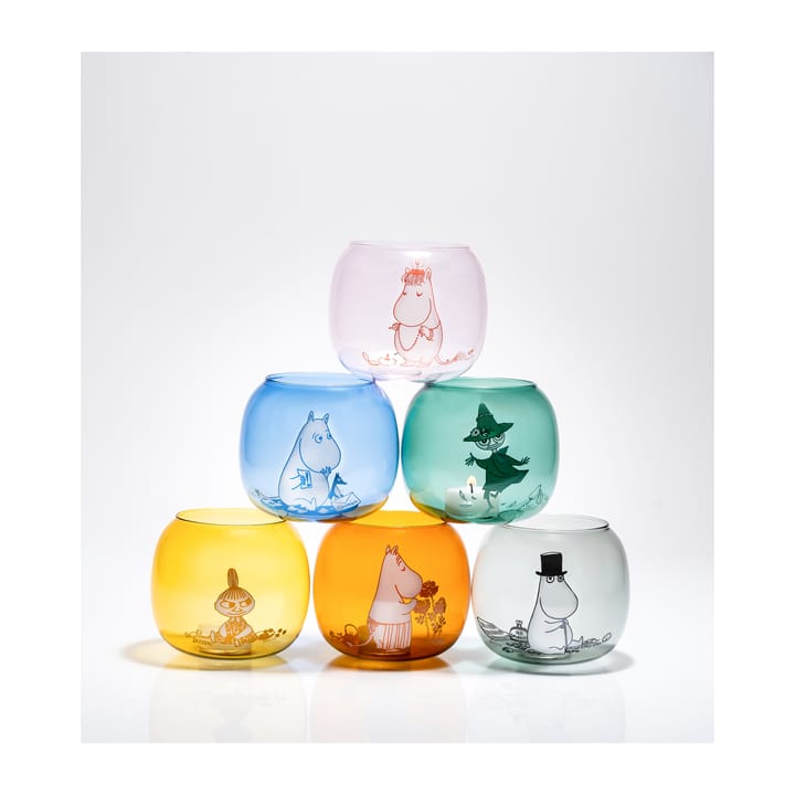 Moominpapa waxinelichtjeshouder 9,5 cm, Grijs Muurla