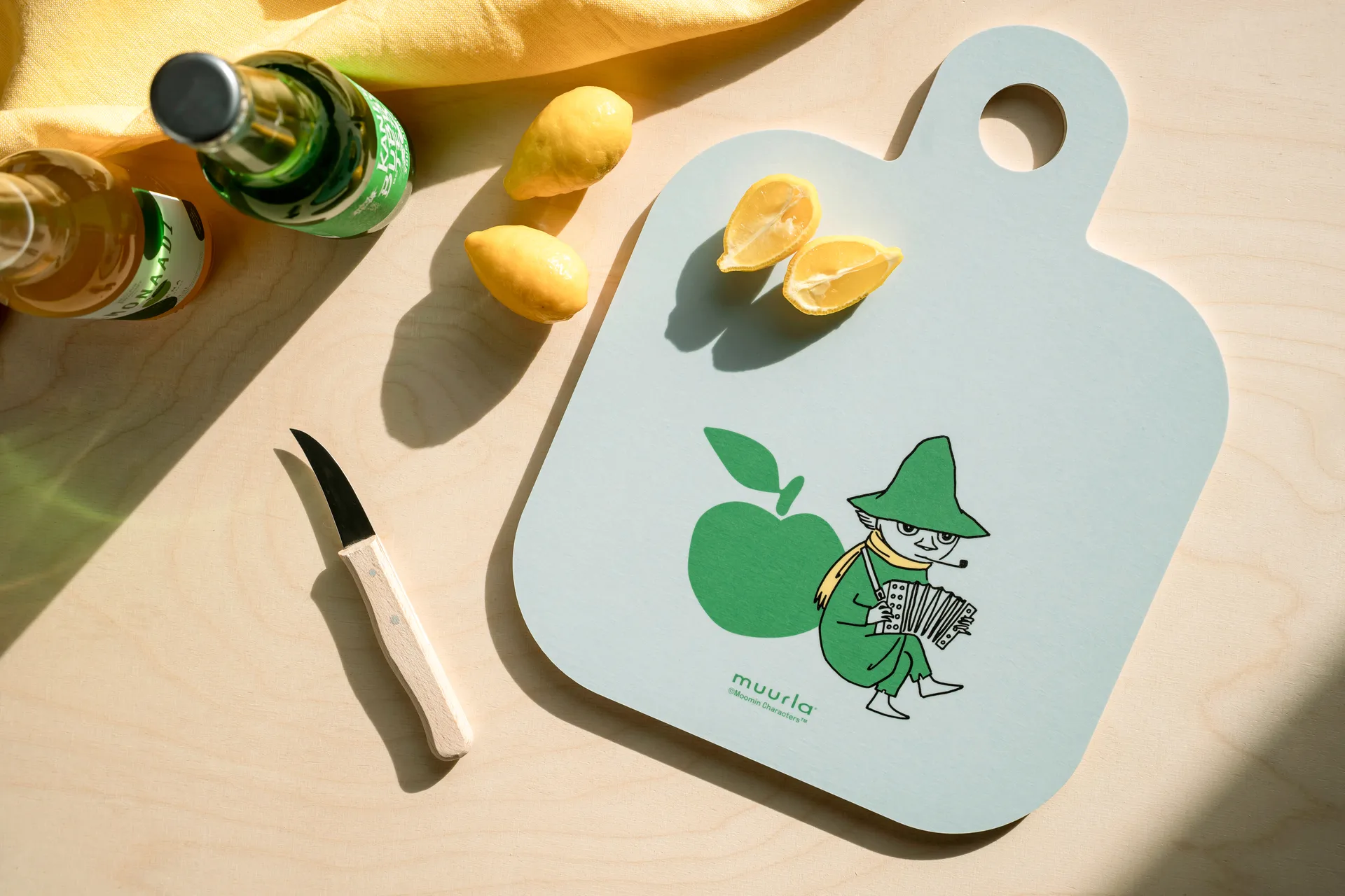 Mumin Chop & Serve snijplank 25x32 cm, Joyfull Apples Muurla