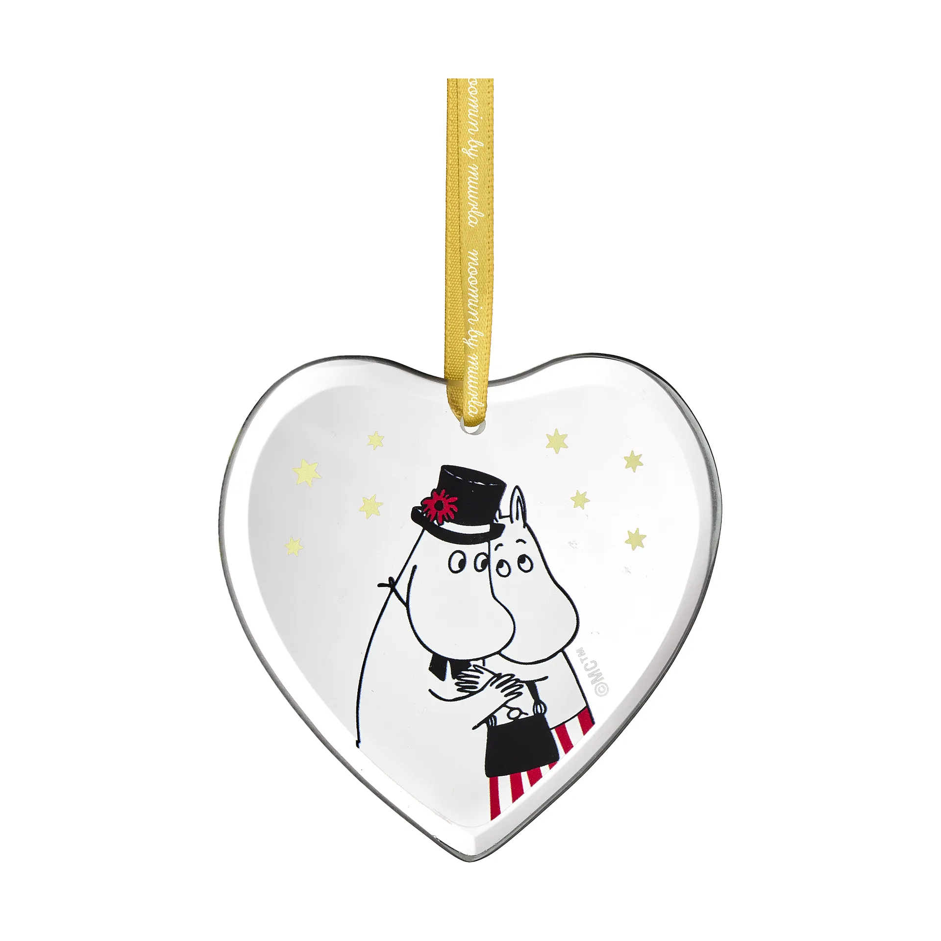 Mumin decoratiehanger, Moominmamma and Moominpappa Muurla