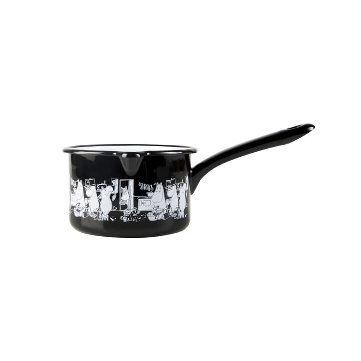 Mumin emaille steelpan 0,8 L, Moomin familie Muurla