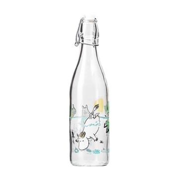 Mumin glazen fles 0,5 l - Fun in the water - Muurla