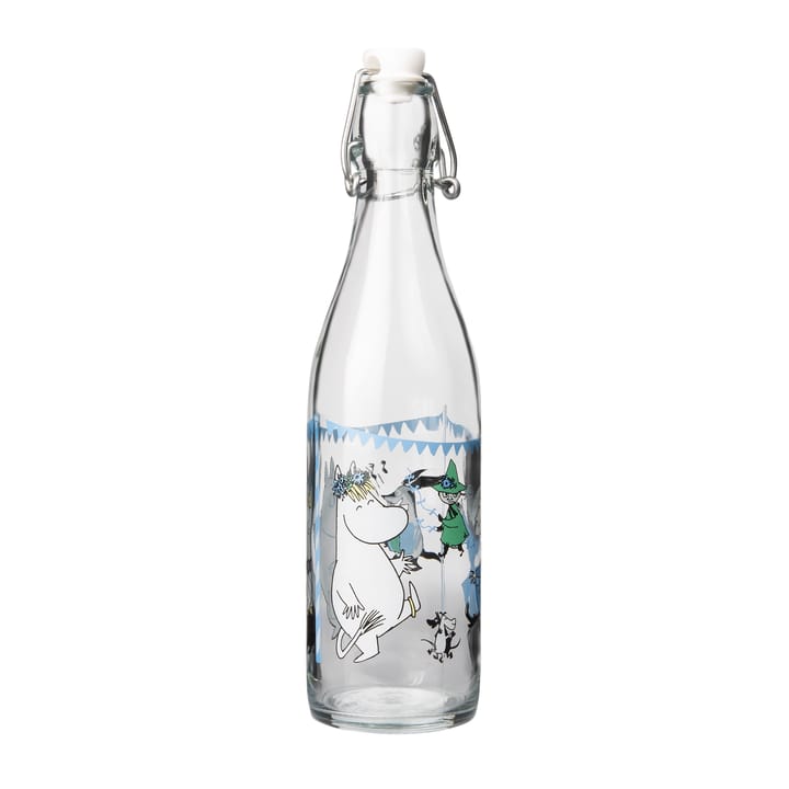 Mumin glazen fles 0,5 l - Summerparty - Muurla