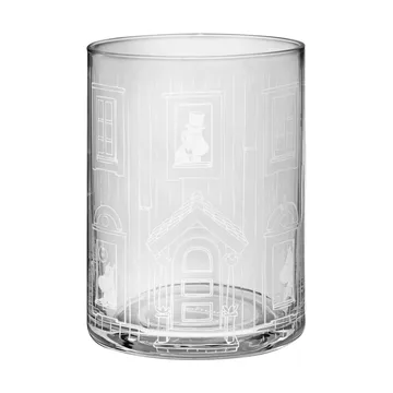 Mumin glazen pot Ø9x18,5 cm - Moominhouse - Muurla