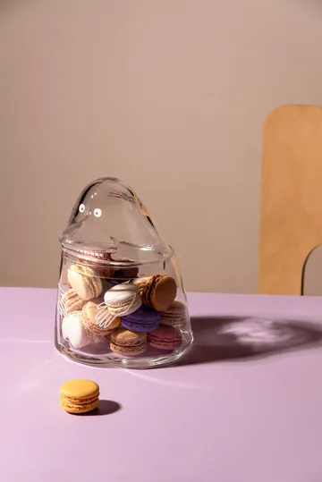 Mumin glazen pot - Groke - Muurla