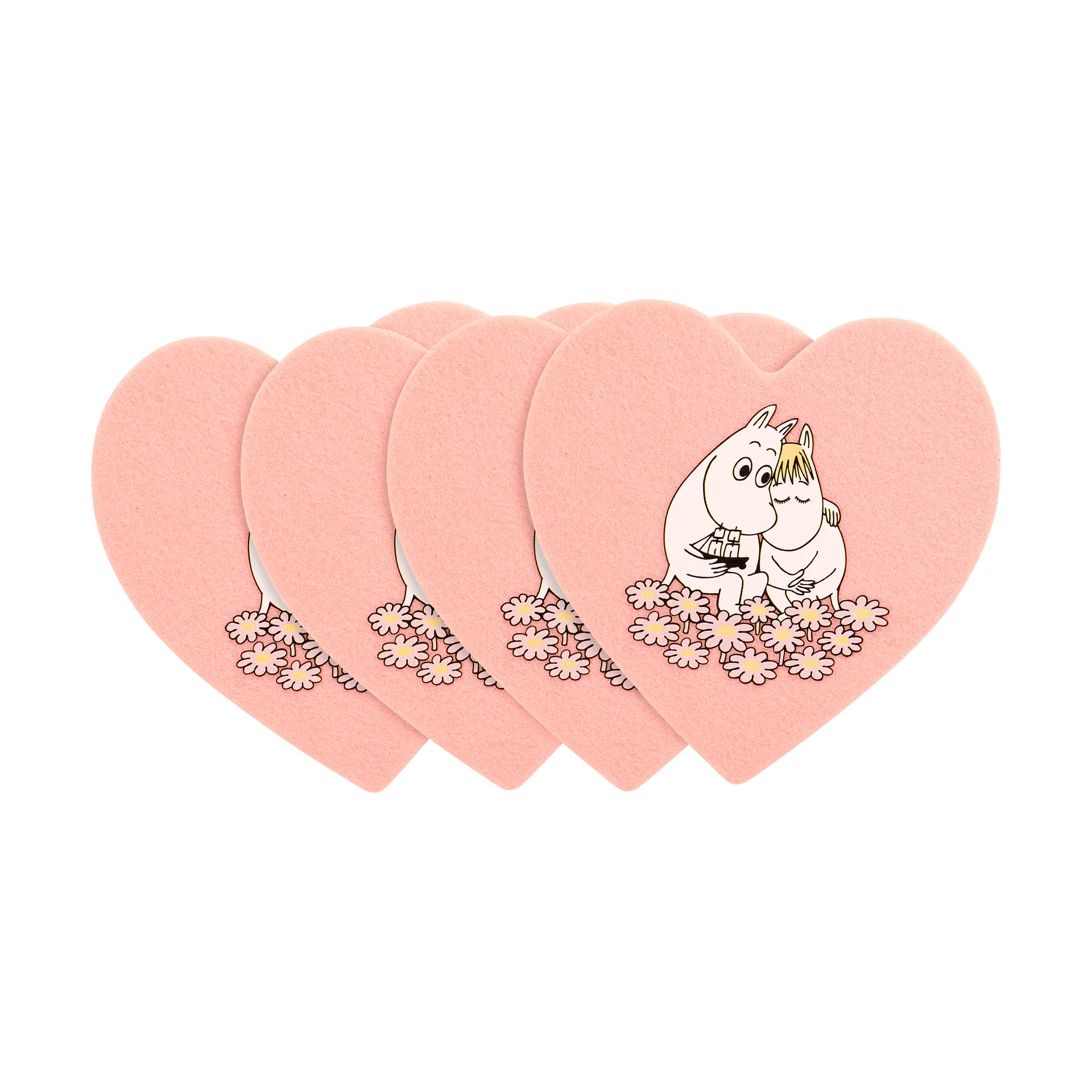 Mumin onderzetters glas 4-pack, Together Muurla