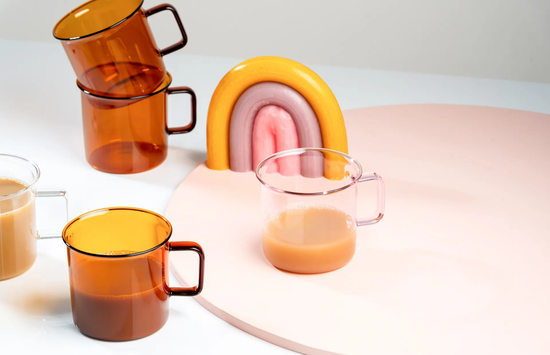 Muurla glazen mok 35 cl, Amber Muurla