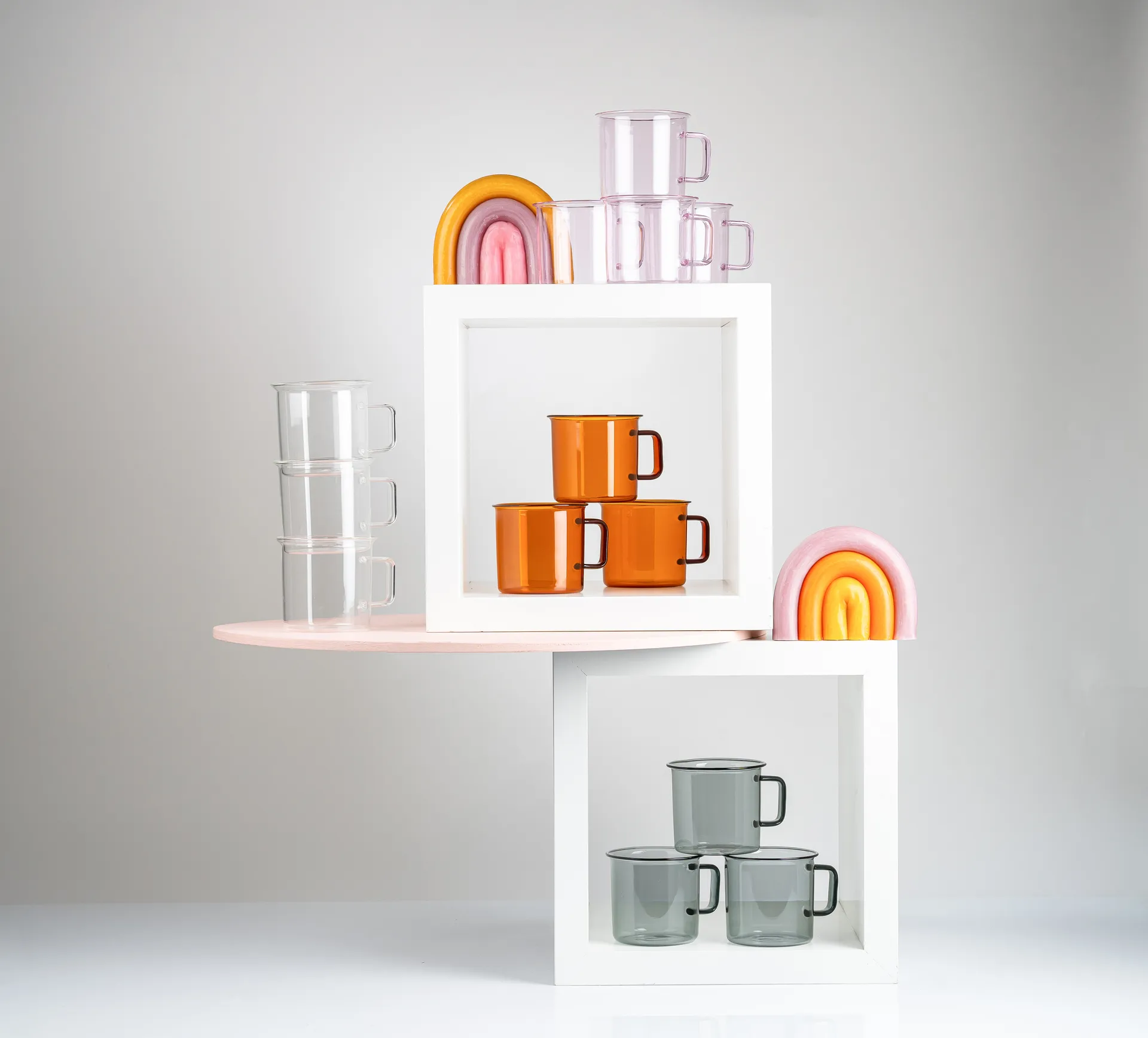 Muurla glazen mok 35 cl, Amber Muurla