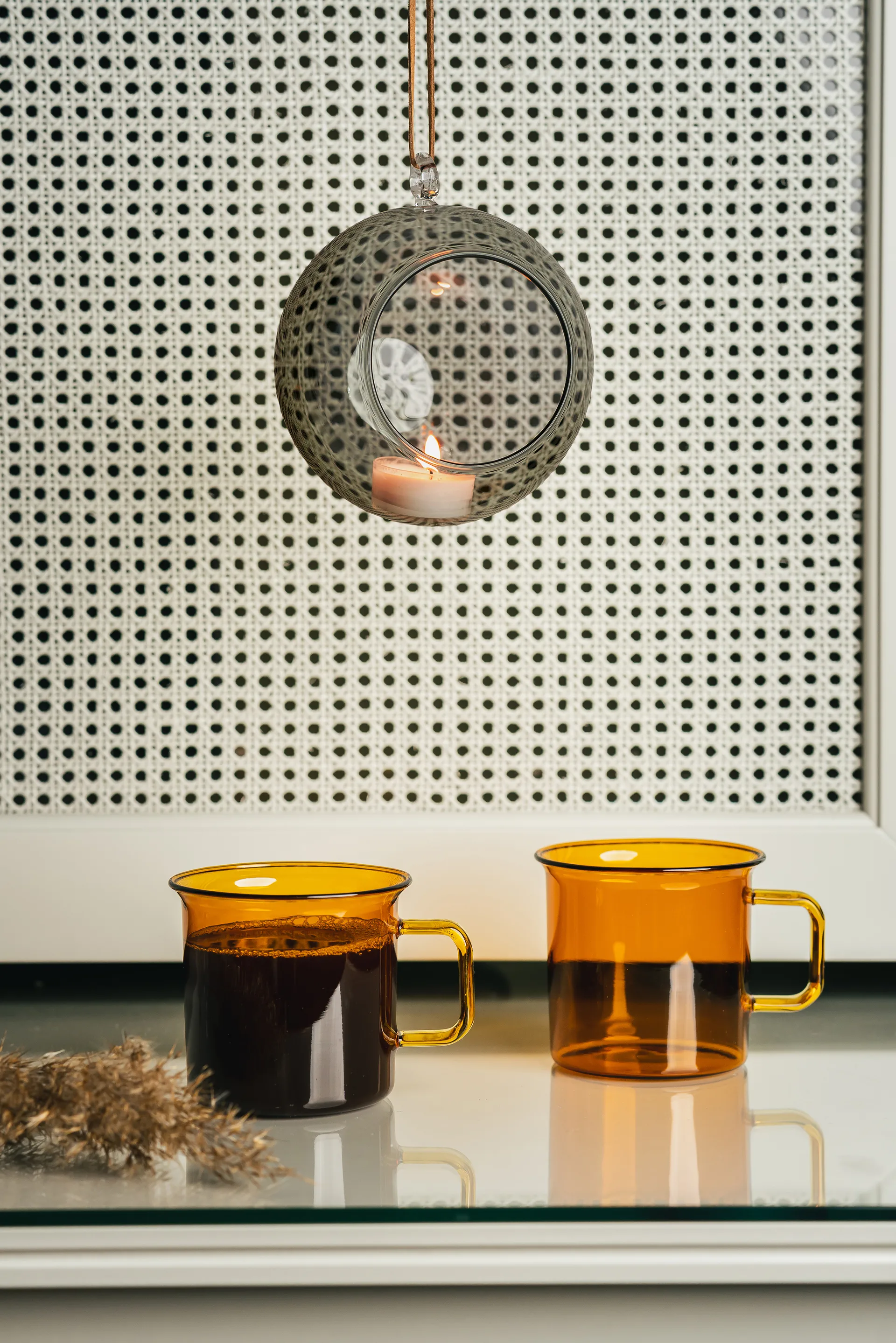 Muurla glazen mok 35 cl, Amber Muurla