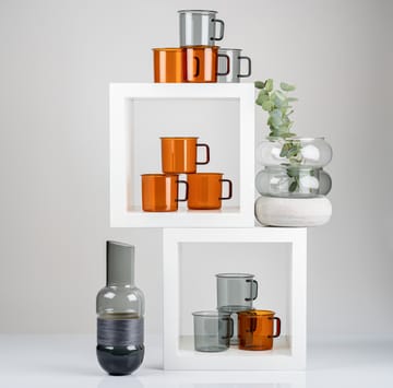 Muurla glazen mok 35 cl  - Grijs - Muurla