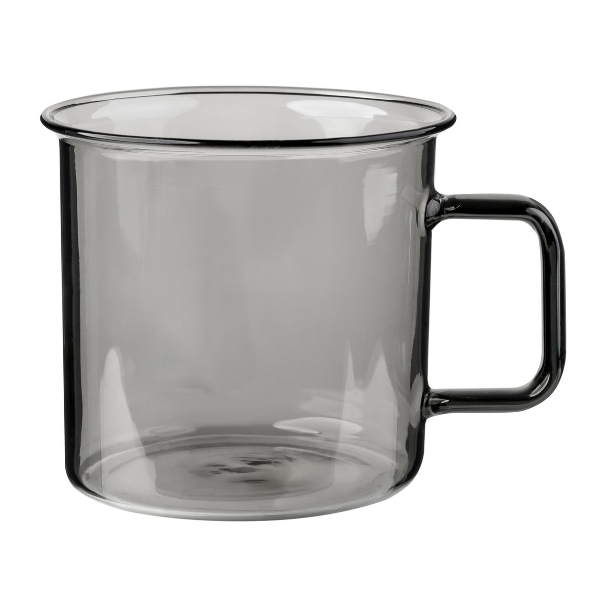 Muurla glazen mok 35 cl Grijs | Scandinavisch Interieur | Koffiekoppen | Grijs