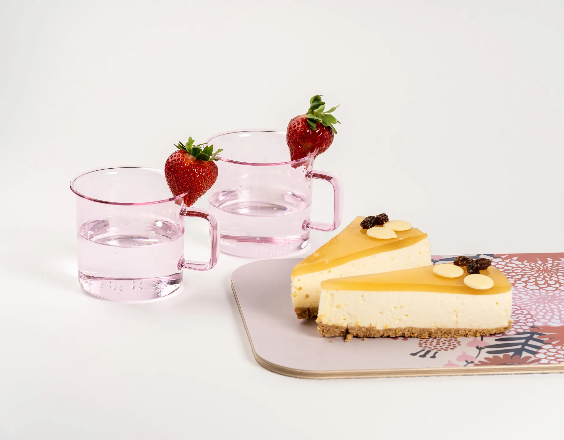 Muurla glazen mok 35 cl, Roze Muurla