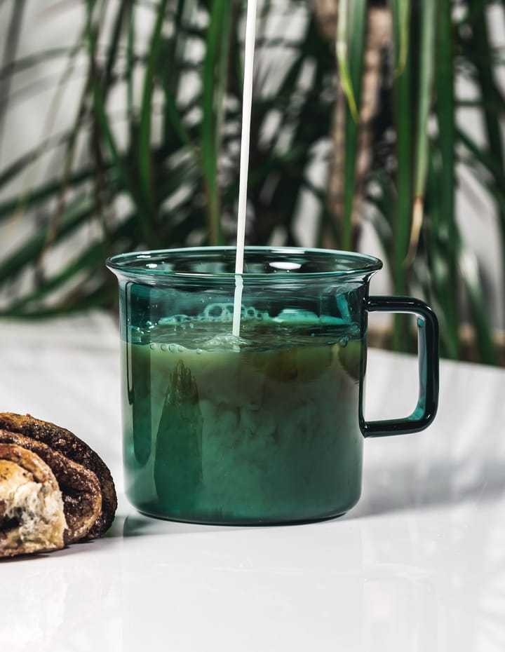 Muurla glazen mok 35 cl , Teal Muurla