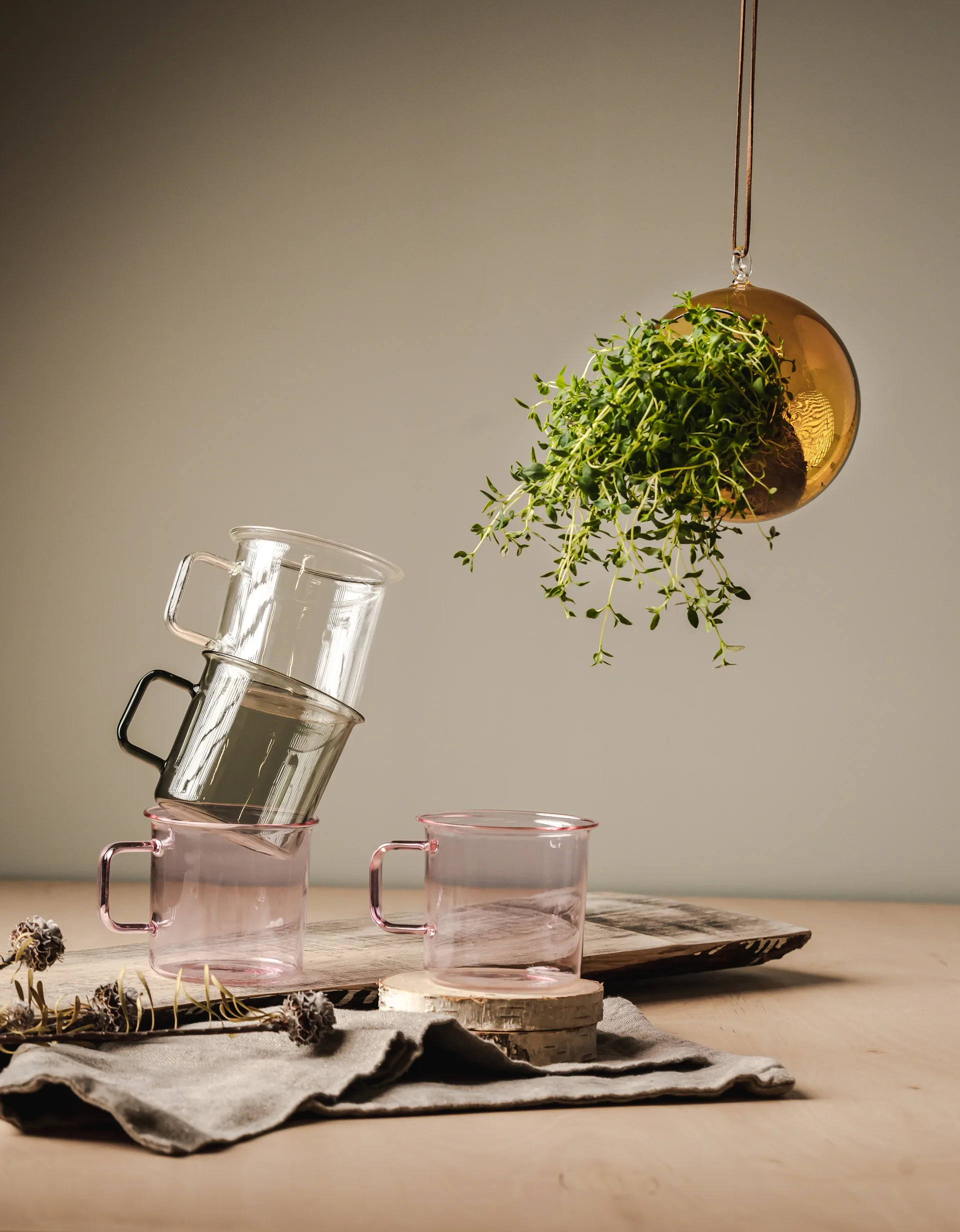 Muurla glazen mok 35 cl, Transparant Muurla