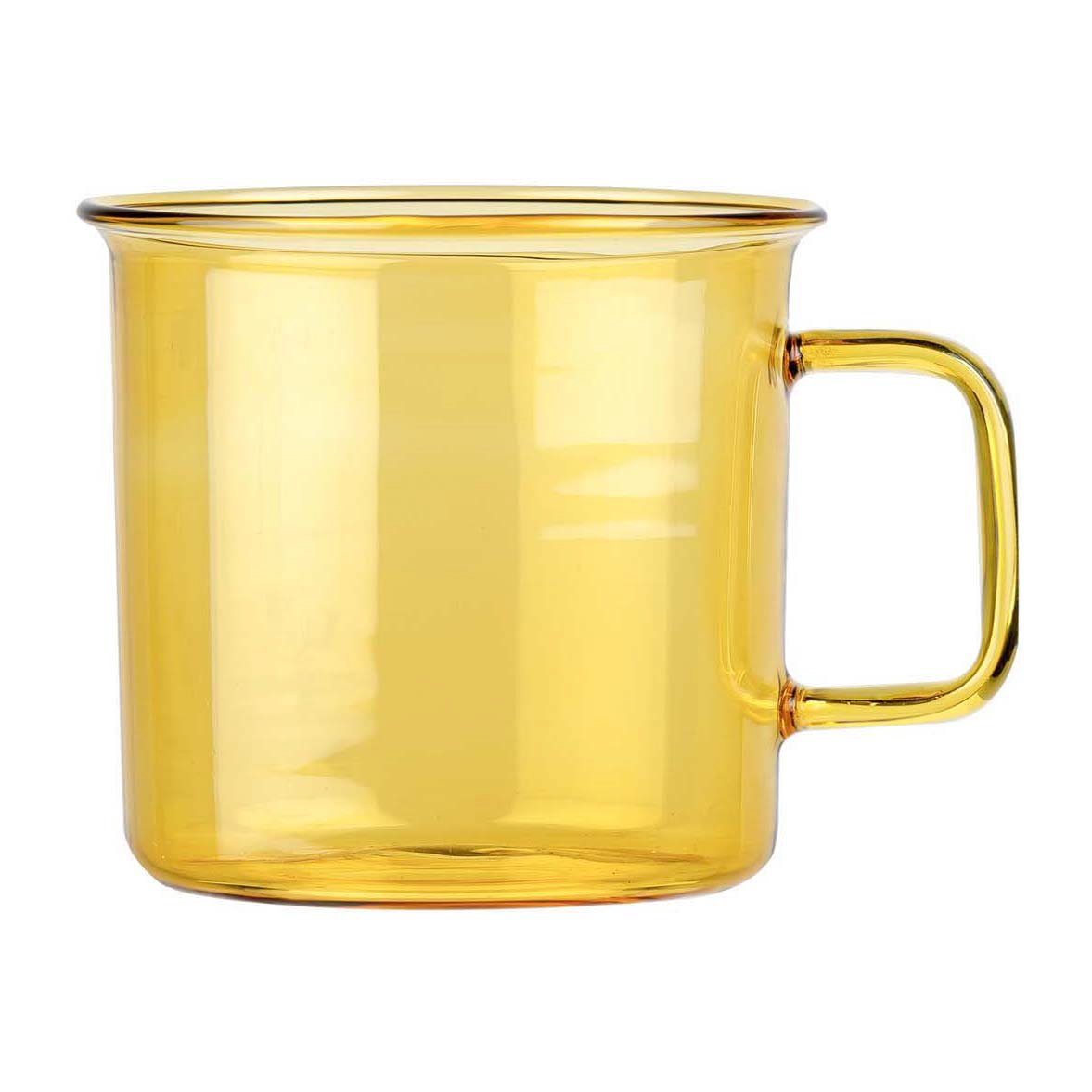Muurla Muurla glazen mok 35 cl Yellow