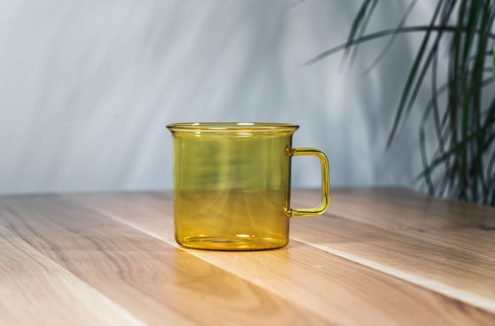 Muurla glazen mok 35 cl , Yellow Muurla