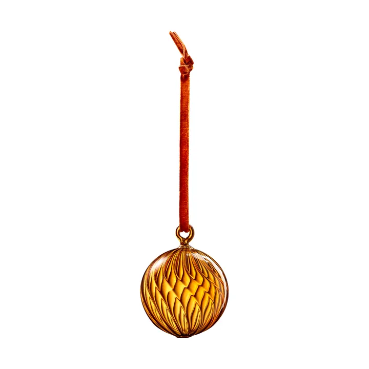 Muurla kerstbal Ø6 cm - Amber - Muurla