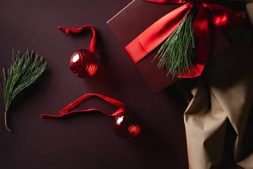 Muurla kerstbal Ø6 cm - Rood - Muurla