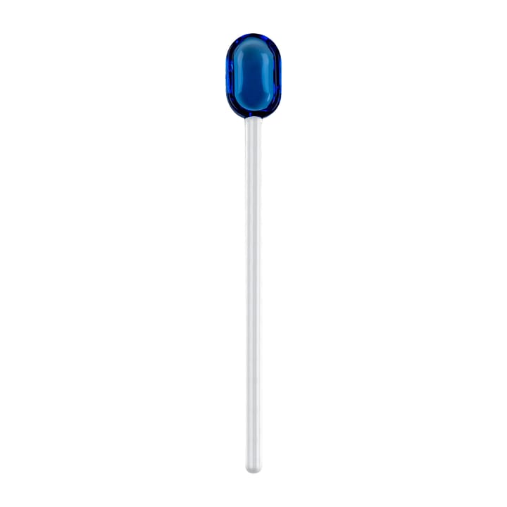 Muurla lattelepel glas 15,5 cm - Blue-clear - Muurla