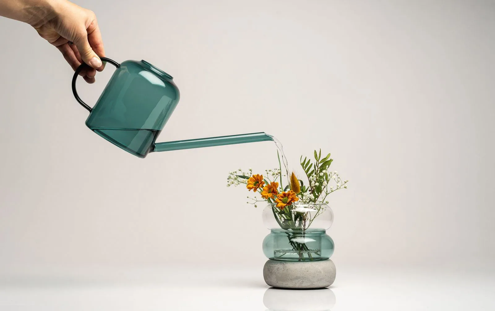 Muurla waterkan 0,8 liter, Teal Muurla