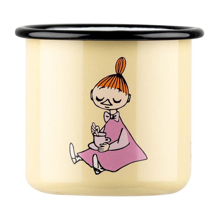 Mymble Retro emaillemok 37 cl, Yellow Muurla